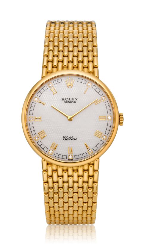 rolex geneve cellini gold vintage|rolex cellini geneve 18k gold.